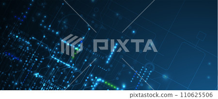 Abstract vector background. Futuristic technology style. Elegant background for business tech presentations. 110625506