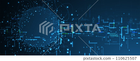 Abstract vector background. Futuristic technology style. Elegant background for business tech presentations. Abstract vector background. Futuristic technology style. Elegant background for business tech presentations. 110625507
