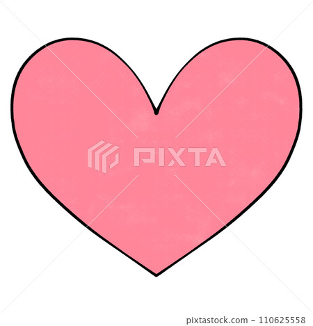 Pink Heart illustration 110625558