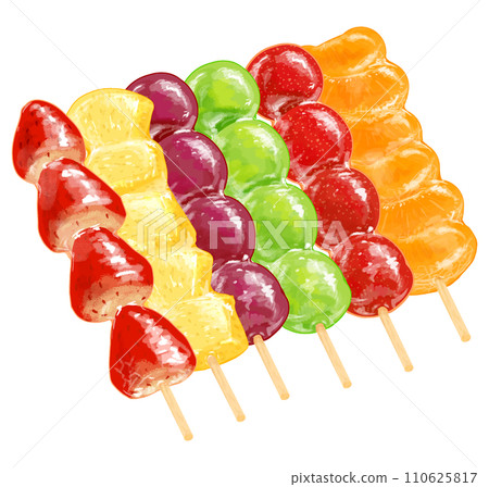 一組 6 顆閃亮 Tanful 水果糖 110625817