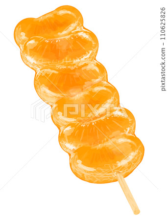 閃亮橘子橘子、橘子糖、6排水果糖 110625826