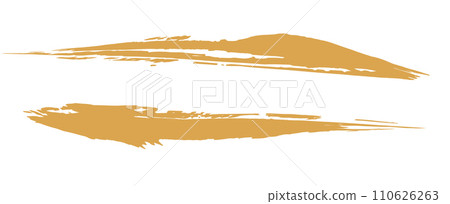 模擬觸感材質：毛筆質感墨水墨水筆刷圖案波浪紋毛筆手寫素材。筆觸 110626263