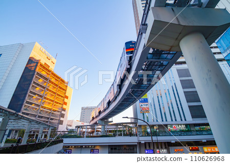 Tachikawa Station and Tama Monorail Tachikawa Station and Tama Monorail 110626968