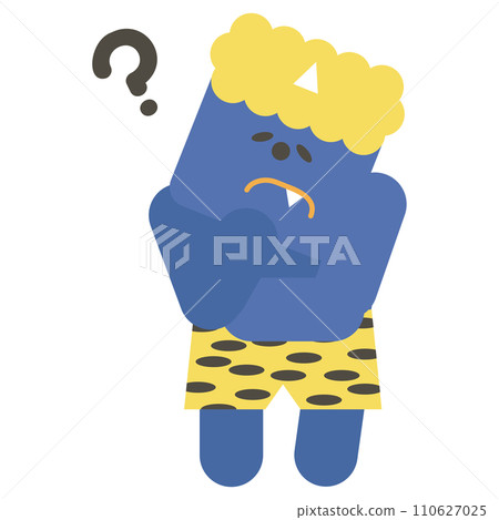 Blue demon with doubts 110627025