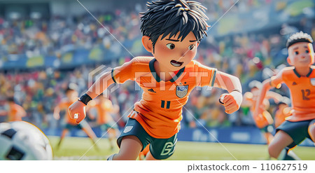 soccer player soccer player 110627519