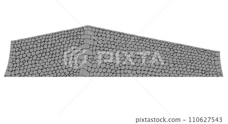 Stone wall 110627543