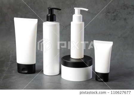 skincare beauty products mock-up bottle and tube for body care 110627677