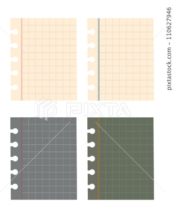 4 種記事本、便利貼和筆記本紙碎片套裝 110627946