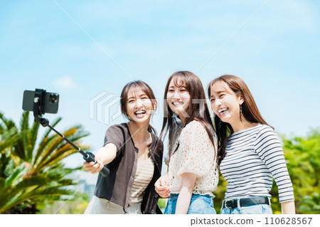 少女之旅：大阪城前與朋友自拍 110628567