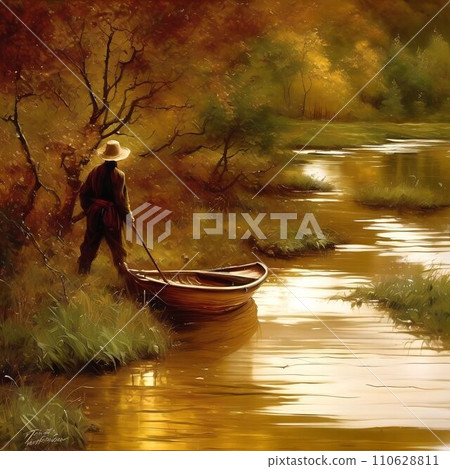 Landscape Brown #6 (AI composite image) 110628811