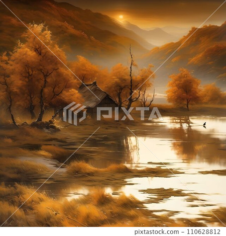 Landscape Brown #7 (AI composite image) Landscape Brown #7 (AI composite image) 110628812