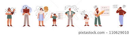 People with learning difficulties set. 110629010