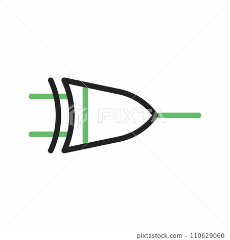 OR Gate icon vector image. OR Gate icon vector image. 110629060