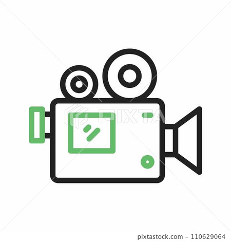 Old Camera icon vector image. Old Camera icon vector image. 110629064