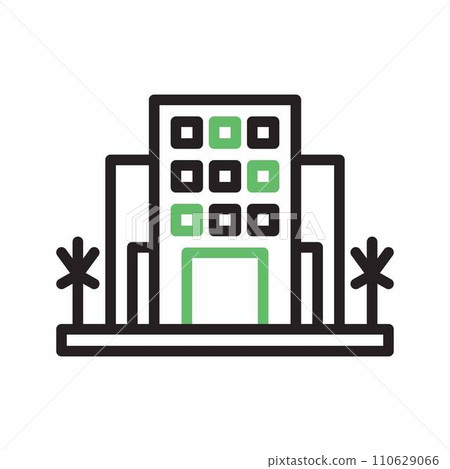 Office Building icon vector image. Office Building icon vector image. 110629066
