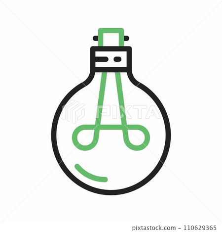 Indicator Lamp icon vector image. 110629365