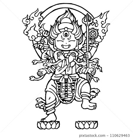 Gundari Myoo（微笑，單色） 110629463