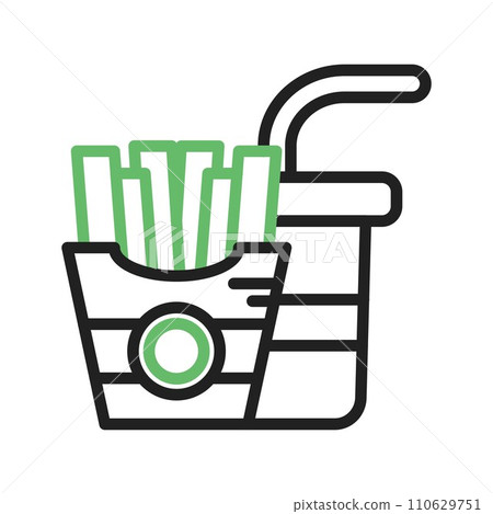 Fast Food icon vector image. 110629751