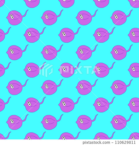Stingray seamless pattern 110629811