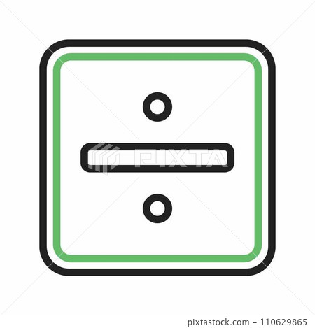 Divide icon vector image. Divide icon vector image. 110629865