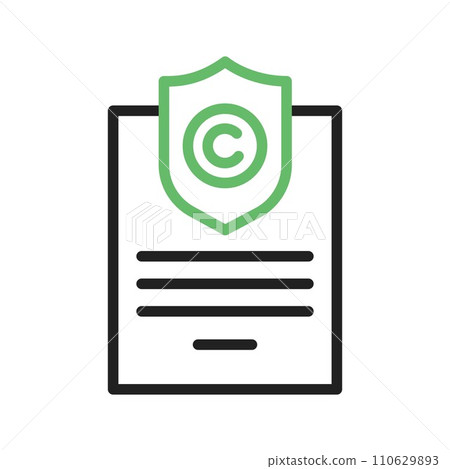 Copyright icon vector image. 110629893