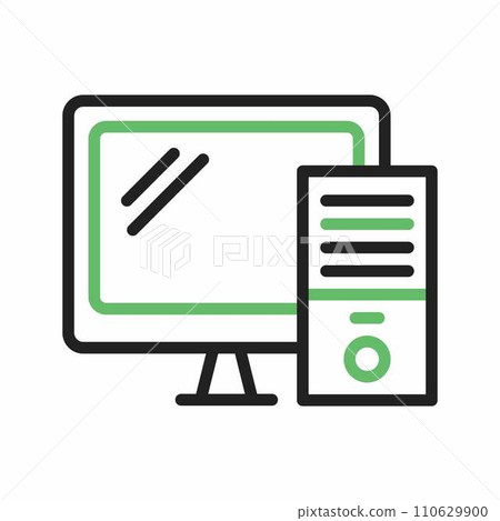 Computer icon vector image. 110629900