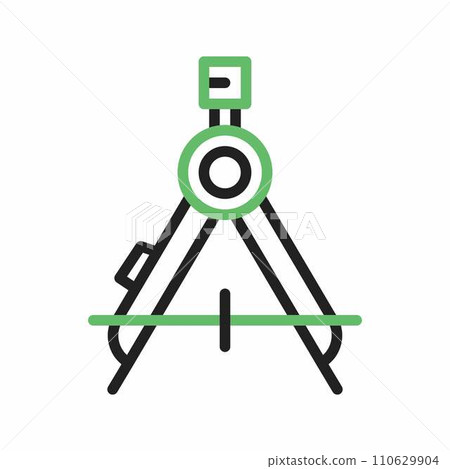 Compass icon vector image. 110629904