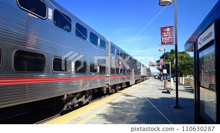 Caltrain Mountain View Station Caltrain Mountain View Station 110630287