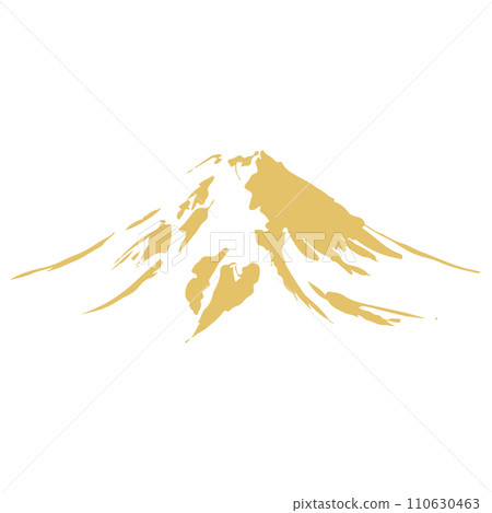 金山和雲彩插畫素材向量 金山和雲彩插畫素材向量 110630463