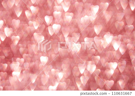 Pink hearts, sparkling bokeh, abstract defocused background for Valentine's Day Pink hearts, sparkling bokeh, abstract defocused background for Valentine's Day 110631667
