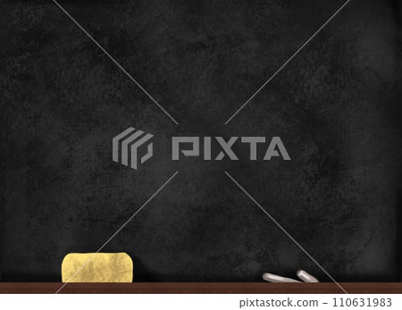 Chalkboard Background. Watercolor chalkboard green color texture school board 110631983