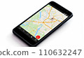 GPS Mobile Phone in white background  110632247