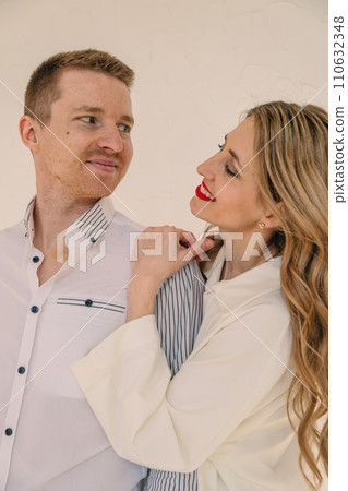 portrait of beautiful couple portrait of beautiful couple 110632348