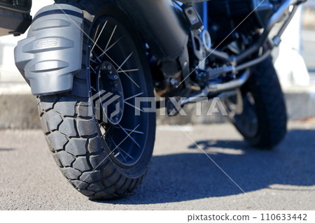 Motorcycle tire image Motorcycle tire image 110633442