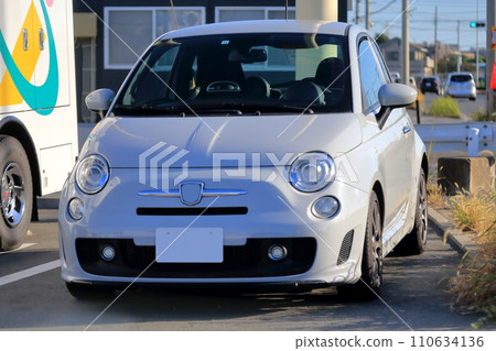 White Italian car image 110634136