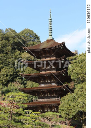 National Treasure Kokoji Five-storied Pagoda National Treasure Kokoji Five-storied Pagoda 110636152