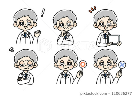 senior male doctor set senior male doctor set 110636277
