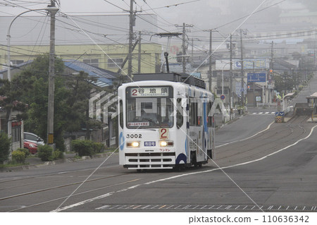 [司機模糊]函館市電3000號前往青柳町站 110636342
