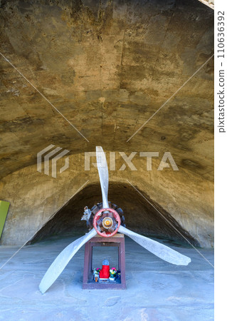 大分縣美國市冬季Joi 1號掩體和零式戰鬥機發動機 大分縣美國市冬季Joi 1號掩體和零式戰鬥機發動機 110636392