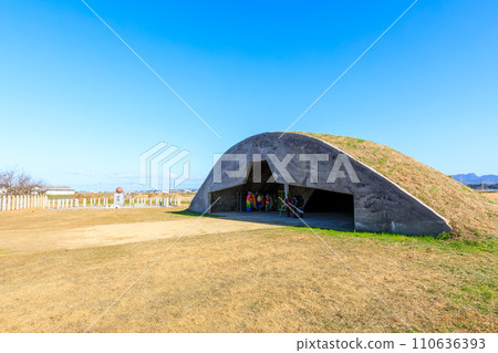 大分縣宇佐市冬季的城井一號地堡 大分縣宇佐市冬季的城井一號地堡 110636393