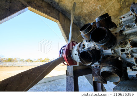 Winter Joi No. 1 bunker and Zero Fighter engine, Usa City, Oita Prefecture 110636399