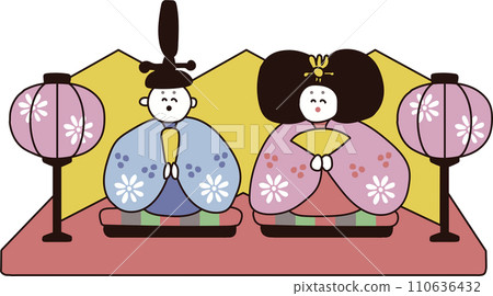 Hina doll set Hina doll set 110636432