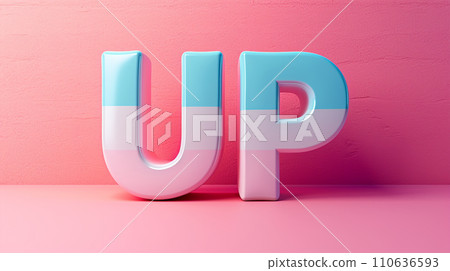 AI art rise, UP, improve illustration Image of aspiration 110636593