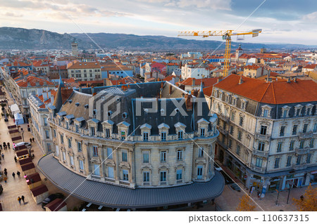 Panoramic views of Valence, France 110637315