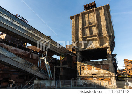 Abandoned steel mill in Ostrava, Czech Republic 110637390