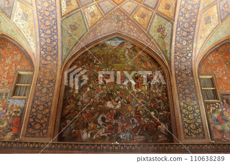 Inside a historic building in Isfahan Inside a historic building in Isfahan 110638289