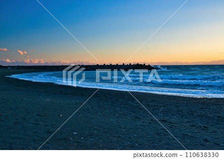 Evening view of Southern Beach and Chigasaki Coast Evening view of Southern Beach and Chigasaki Coast 110638330