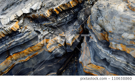 Artwork of the Earth: The beauty of the vivid strata 110638860