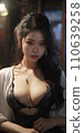 穿著黑色比基尼的女人 110639258