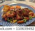 Healthy Lunch With Basa fillet fish fried with Capsicum and little oil. Eating healthy Lunch : Vancouver, British Columbia, Canada - January 110639492